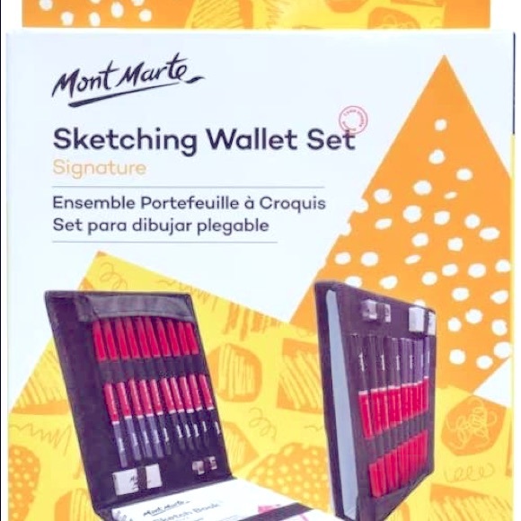 MontMarte 14pc Sketching Wallet Set - Picture 4 of 7